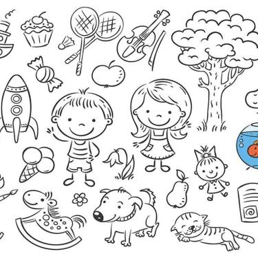 Imagem de Tapete Kids Color Infantil 01 Peça 40cm X 60cm Com Base Antiderrapante 100% Poliéster - Colorir