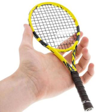 Imagem de Mini Raquete Babolat Pure Aero Preta e Amarela