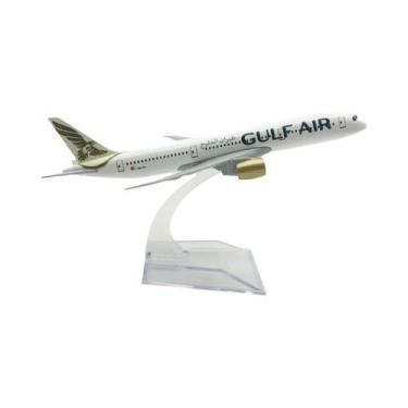 Imagem de Modelo De Avião B787 De 16cm Em Metal Escala 1:400 Brinquedo Infantil 