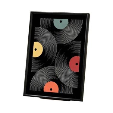 Imagem de Pôster Retrô De Discos De Vinil, Arte HD, Decoração De Parede À Prova 