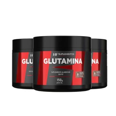 Imagem de 3X Glutamina 150G Hf Suplementos