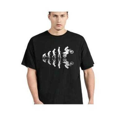 Imagem de Camiseta Casual Masculina De Manga Curta Para Corrida De Motocross End