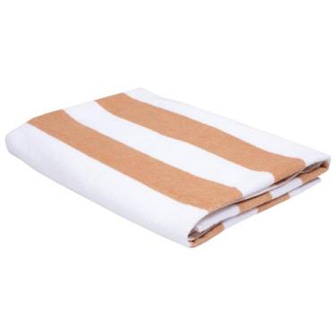 Imagem de Toalha Banhão Piscina Teka Luxury Ibiza 86 X 160 cm, Bege