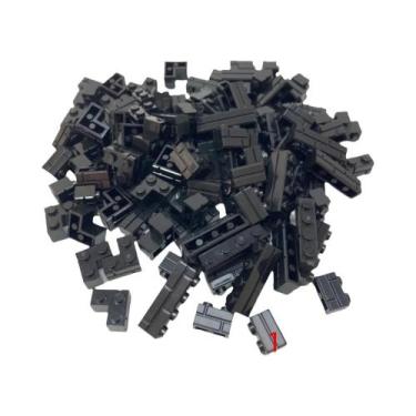 Imagem de 120 Peças De Blocos De Montar Listrados MOC: Palácio, Castelo, Cidade,