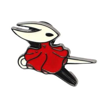 Imagem de Broche Esmaltado Hollow Knight: Pins De Personagens Legais Para Mochil