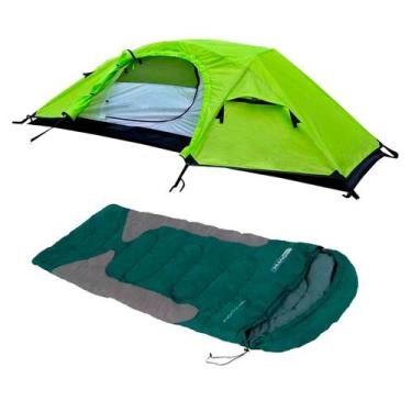 Imagem de Barraca Windy 1 Pessoa Coluna dágua 2500mm + Saco de Dormir Freedom Ba
