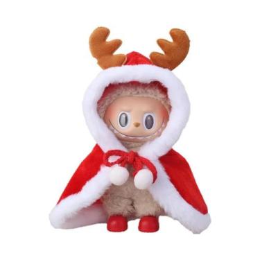 Imagem de Conjunto De Natal Labubu Com Roupa Vermelha Para Bonecas V1 V2 V3 - Pr
