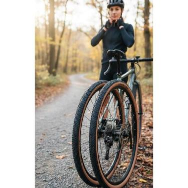 Imagem de Pneu MTB Aro 29x2.20 Banda Leve Marrom/Preto Aceleração - Congratulati