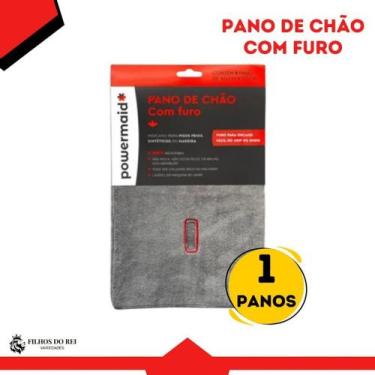 Imagem de Panos de Chão Microfibra com Furo para Encaixe Fácil Faxina e Limpeza 