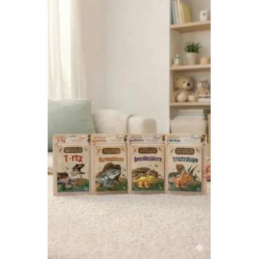 Imagem de Kit 4 Livros Infantil Coleção Mundo Dos Minidinos Pterodáctilo, Espino