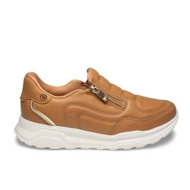Imagem de Tênis Kolosh Jogging de Calce Fácil - Feminino - Marrom -, Marrom, 37