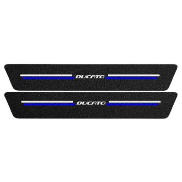 Imagem de Kit Soleira Protetora Porta Premium Blue PVC Ducato 2 Portas - Jhow Ad