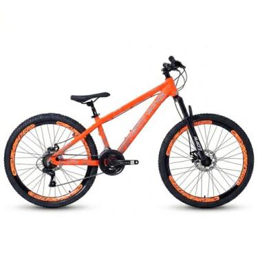 Imagem de Bicicleta 26 vikingx 21v shimano tuff x 30, Laranja