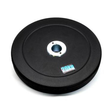 Imagem de Anilha Olímpica Bumper Borracha 20 Kg Ahead Preta, Único, Preto