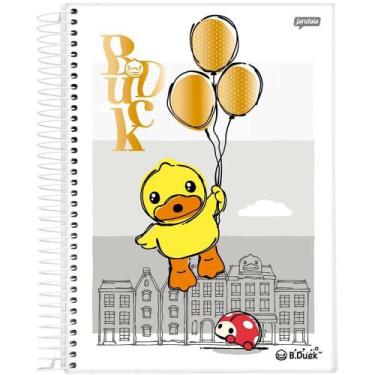 Imagem de Caderno 1/4 Espiral 80 Fls B.Duck Capa 2 - Jandaia