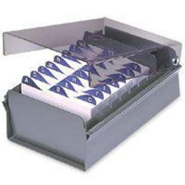 Imagem de Fichario de Mesa C/ Base de ACO 3X5 Fume - Acrimet