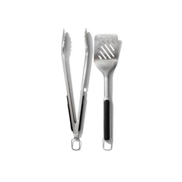 Imagem de Conjunto Pinça e Espátula para Churrasco em Aço Inox OXO