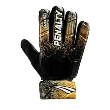 Imagem de Luva de Goleiro Penalty Juvenil Delta 1 XXIII, Preto, Dourado, 5