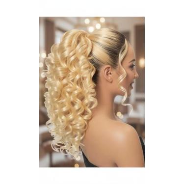 Imagem de Aplique de Cabelo Rabo de Cavalo Cacheado 80cm - Congratulations Store