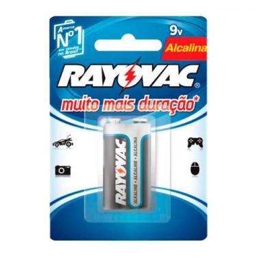 Imagem de Pilha Rayovac Alcalina Bateria 09V