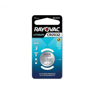 Imagem de Bateria CR2032 Lithium 3V para Dispositivos Eletronicos Blister com 1 Unidade Rayovac