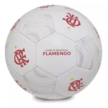 Imagem de Bola Flamengo Futebol 14 - Sport Bel, Branco, Vermelho