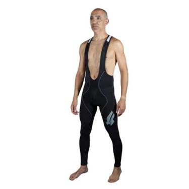 Imagem de Calça Bretelle Ciclismo Unissex Flets Basic Anti Bactéria