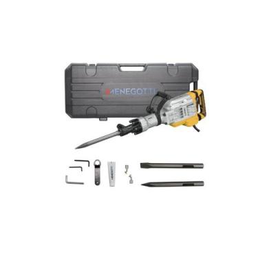 Imagem de Martelo Demolidor Rompedor 18KG 75J 1700W MMR1700 HEX Menegotti 220V, 