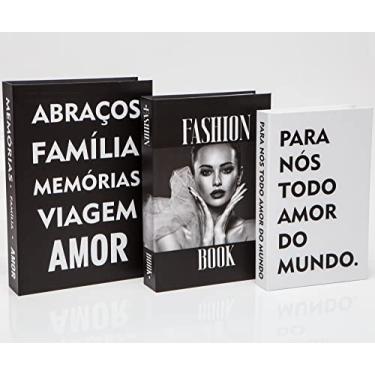 Imagem de Conjunto Caixa Porta Objetos/Livro Decorativa Luxo - Book