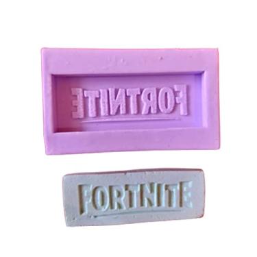 Imagem de Confeitaria dos moldes, F849 MOLDE DE SILICONE LOGO FORTNITE CONFEITARIA ARTESANATO