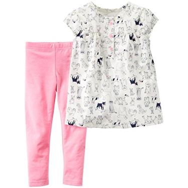 Imagem de Carter's Conjunto de 2 peças para bebês meninas 239g127, Filhotes, Recém Nascido