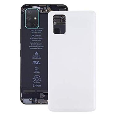 Imagem de HONGYAN Peças de substituição de telefone celular Tampa traseira da bateria para Samsung Galaxy M51 Acessórios telefônicos