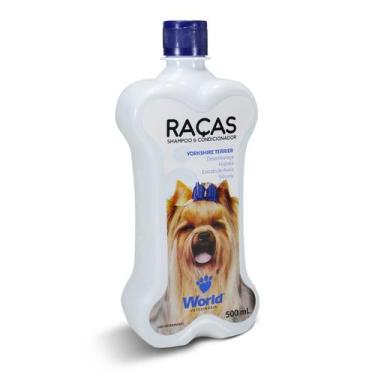 Imagem de Shampoo E Condicionador Para Cães Raças Yorkshire/Terrier 500 Ml - Wor