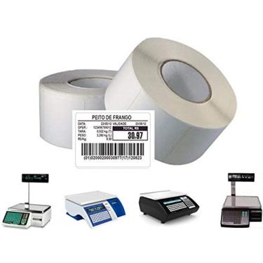 Imagem de 10 Rolos Etiqueta Térmica 60x40 Para Balanças Toledo Filizola Elgin