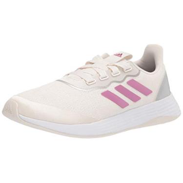 Imagem de adidas Tênis de Corrida Feminino, Giz branco/cereja metálico/prata metálico, 10