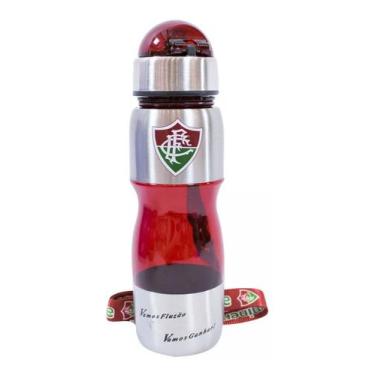 Imagem de Garrafa Plástico E Inox 600ml Fluminense Oficial Licenciado - Mileno