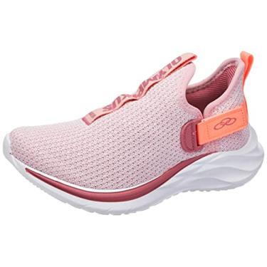 Imagem de Tênis Infantil Feminino Olympikus Maneiro Olympikus Maneiro - Bale/Hibisco 36