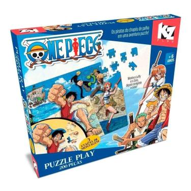 Imagem de Quebra-cabeça Play One Piece 200 Peças - Elka