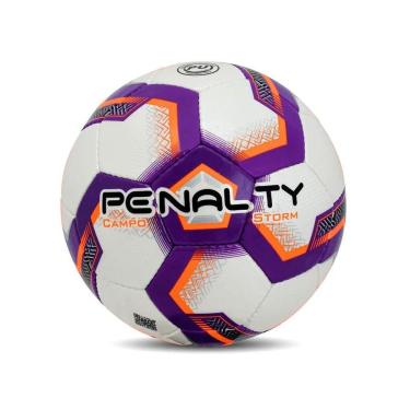 Imagem de Bola Futebol de Campo Penalty Storm Costurada XXIII Roxo