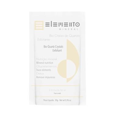 Imagem de Elemento Mineral Máscara Facial Bio Cristais de Quartzo 30g Corpo e Rosto Completo Limpeza Profunda na Pele Remove Células Mortas e Ativa a Pele