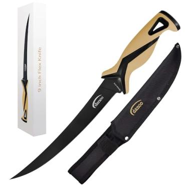 Imagem de danco Faca de filete Pro Series 23 cm | Lâminas de aço inoxidável alemãs G4116 com revestimento de teflon, bainha de nylon moldada, perfeita para pesca em água salgada e caça