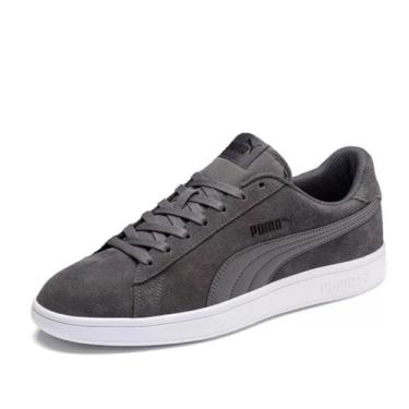 Imagem de Tênis Smash V2 Bdp, Puma, Adulto Unissex, Cinza/Preto/Branco, 39