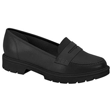 Imagem de Mocassim Loafer Feminino Tratorado Napa Preto Beira Rio 4283.115