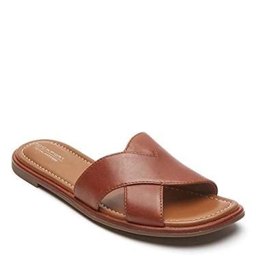 Imagem de Rockport Sandália feminina Total Motion Zadie Slide, Rum com especiarias, 9.5