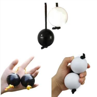 Imagem de Kashaka, 3 peças Asalato, Asalato, Aslatuas Rhythmic Ball, Hand Rhythm Balls, African Asalato Fingertip Drum Balls