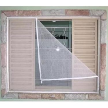 Imagem de Genérico Tela Mosquiteira Janela Anti-inseto Mosquito 2 a 8 unidades 130x150 e 150x180cm