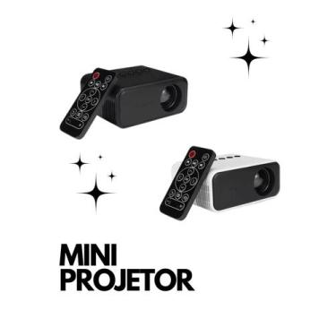 Imagem de Mini Projetor Portátil Entrada Pendrive Micro Sd Usb Espelh - Kuaile B
