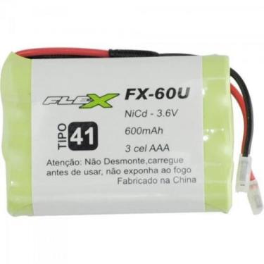 Imagem de Bateria Universal Para Telefone sem Fio 600mAh 3,6V FX-60U F - Flex