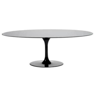 Imagem de Mesa de Jantar Tulipa Saarinen Oval 198x122 cm Tampo Laqueado - Linn D