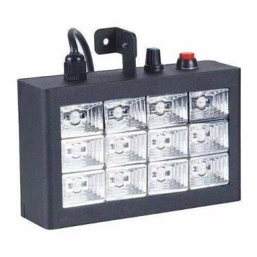 Imagem de Led Room Strobo Iluminação para festa ritmico 12 led 15w - Jpcell